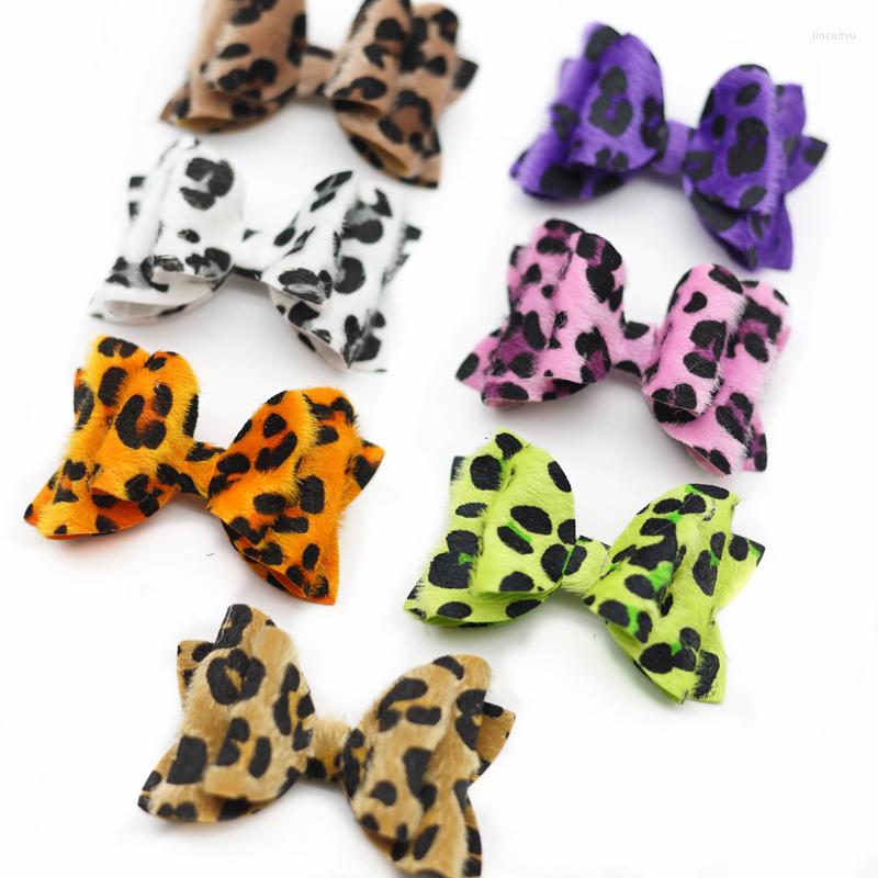 

Hair Accessories A Pair Classic 7 Colors Leopard Print Bows Clips Cute Girls Hairpins Headwear Hairgrip Or No Clip Accessory