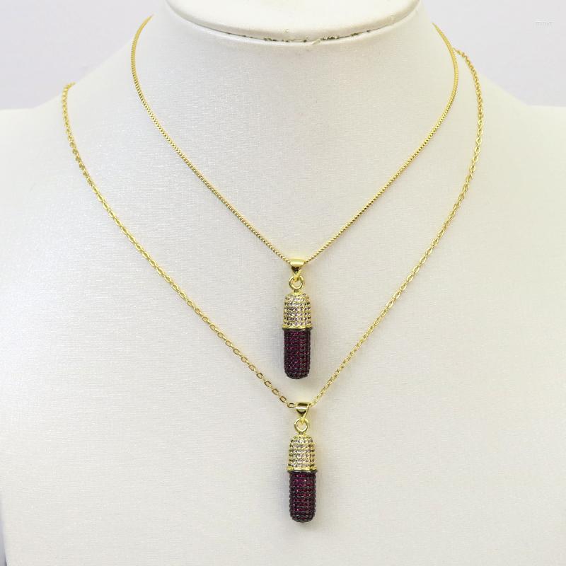

Pendant Necklaces 5Pcs Zircon Jewelry Accessories Necklace 7422