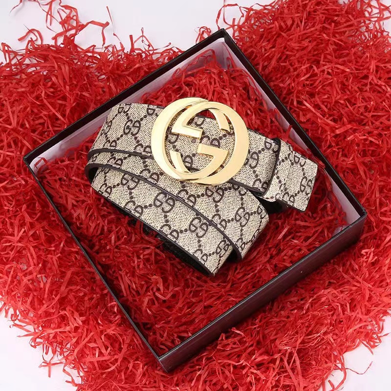 

With box Mens Designer Belt for Men Luxury Fashion business Belts Womens ceinture Black Metal Buckle Waistband cintura gucci guccie gg G0023, 3.7cm