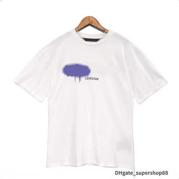 

22s Men's T shirts t Shirt Palms Palmangel City Designer Limited Inkjet Graffiti Letter Printing Men's Women's Sailboat Short-sleeved Casual Clothing yz, Not sell