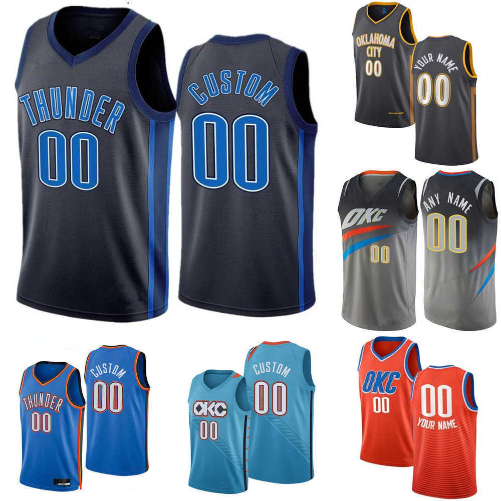 

Basketball Jerseys Men Women Youth Oklahoma''City Thunder''Custom 6 Jaylin Williams 11 Isaiah Joe 2 Shai Gilgeous-Alexander 3 Josh Giddey 23 Tre Mann, Color
