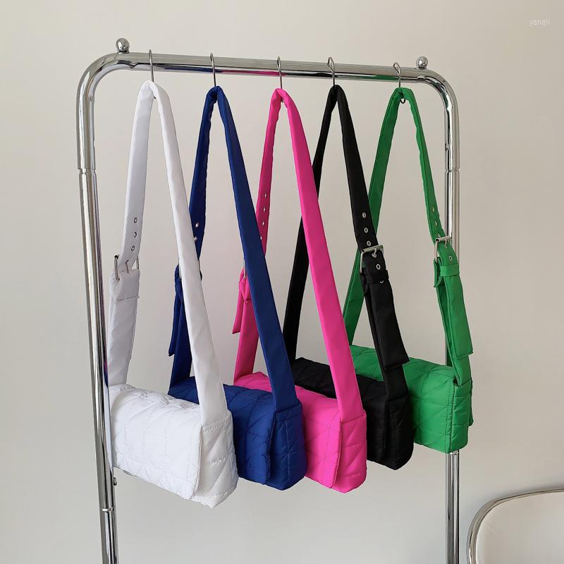 

Evening Bags Korean Trend Women Single Shoulder Crossbody Cotton Bag Simple Generous Handbag Fashion Checkered, Black