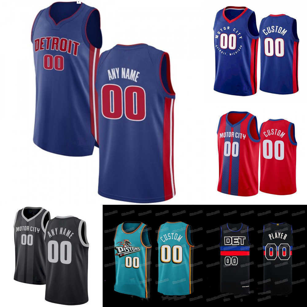

Basketball Jersey Mens Womens Youth Detroit''Pistons''Custom 10 Dennis Rodman 40 Bill Laimbeer 11 Isiah Thomas 33 Grant Hill, Color