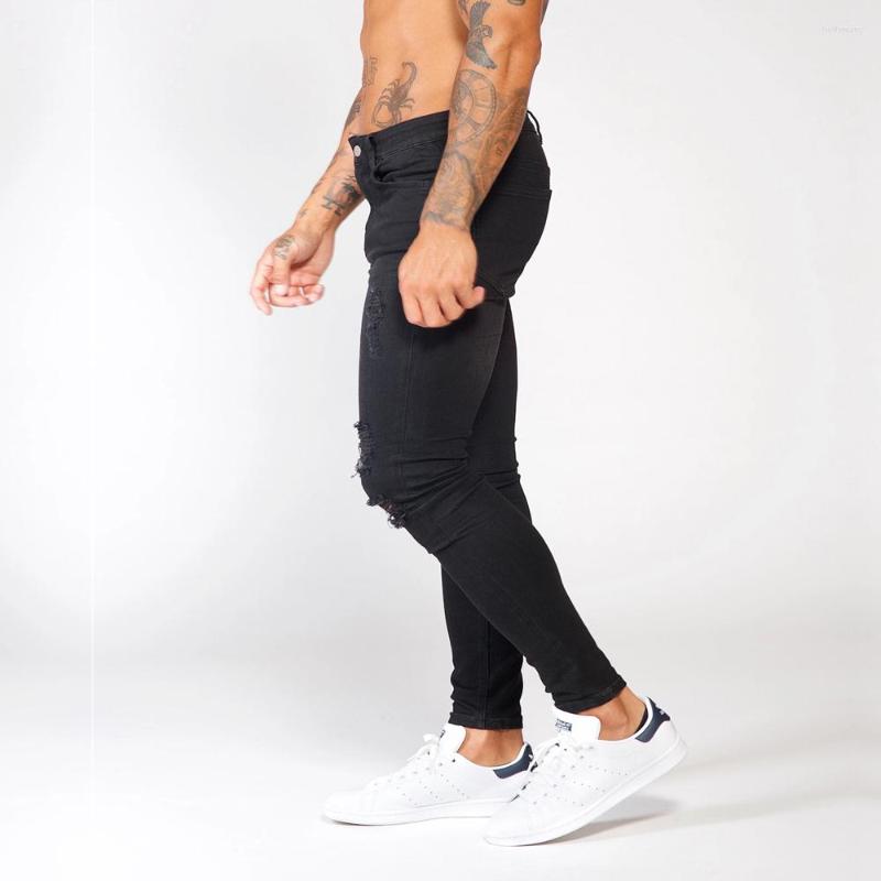 

Active Pants Spray On Summer Black Streetwear Denim Jeans Slim Fit Men Casual Skinny Straight Fashion Pencil, 79blackjgdr