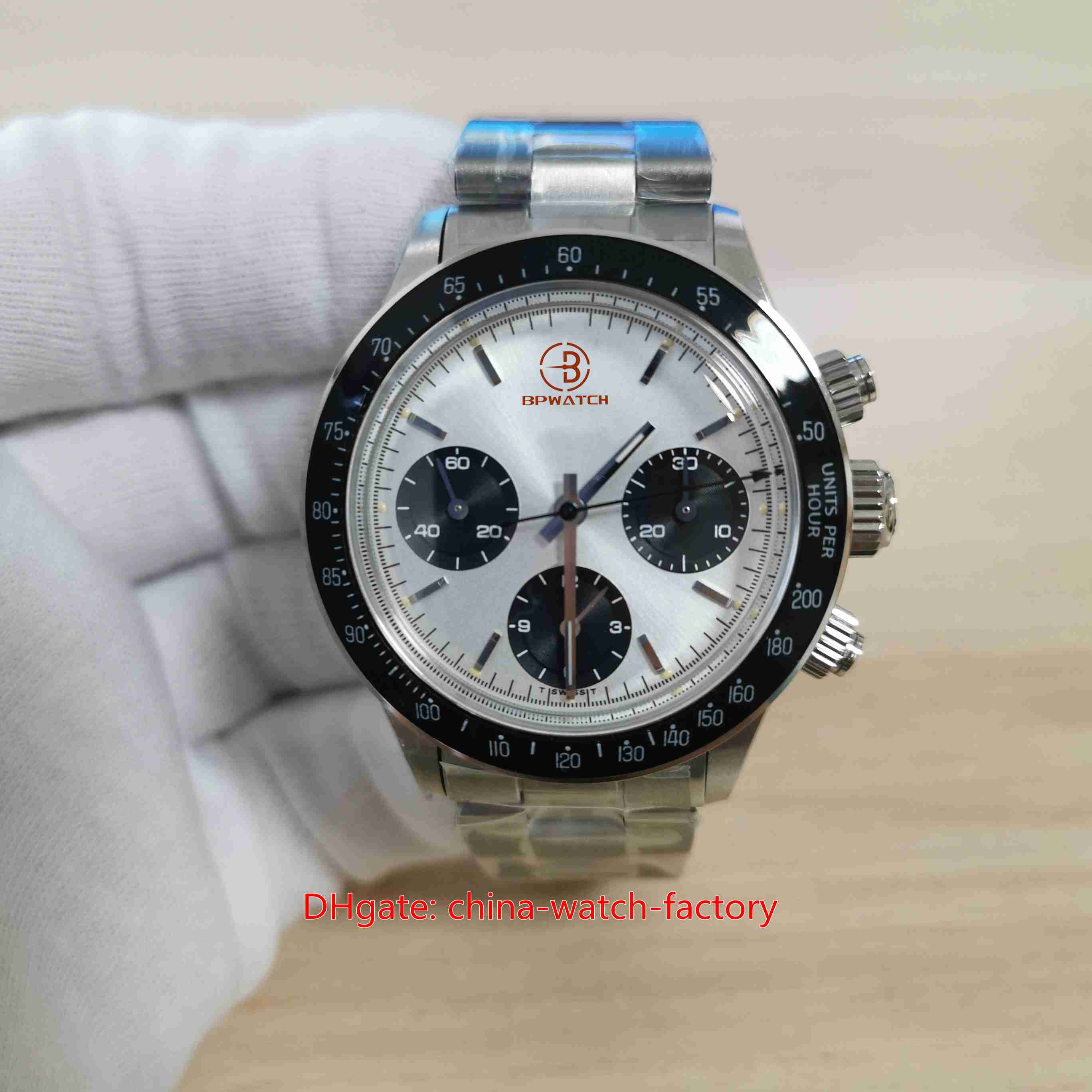 

Hot Items Mens Watch Vintage 38mm Paul Newman 6263 Stainless Steel Watches Chronograph Stopwatch ETA 7750 ST19 Movement Hand-winding Mechanical Men's Wristwatches, No box papers