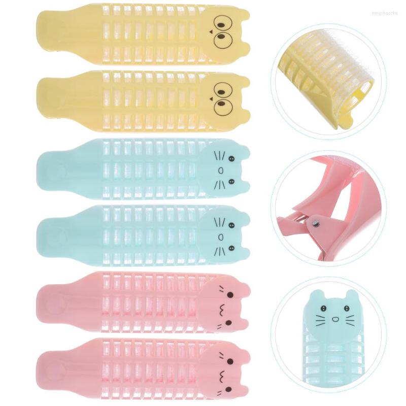 

Racing Jackets 6Pcs Wave Hair Rollers Self Grip DIY Wavy Curlers Curling Tools, As shown