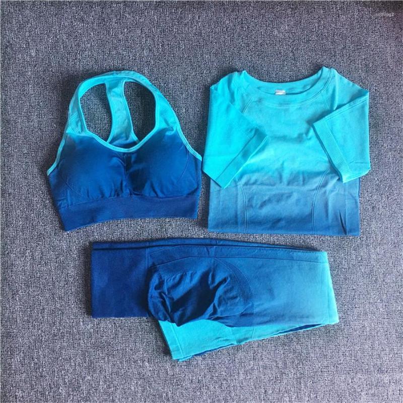 

Active Sets Seamless Yoga Set Gym Fitness Women Sportswear Female Workout Srunch Booty Leggings Sport Training Activewear, Yellow bra