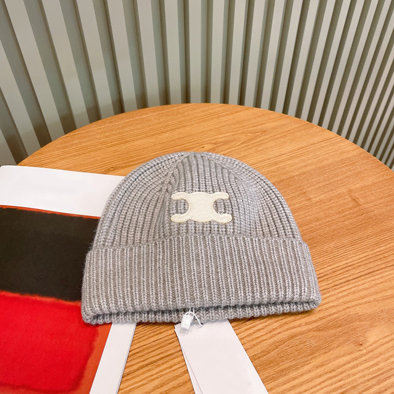 

beanie Luxury designer winter hat bonnet made of soft Cashmere for men and women warm and fashionable knitted hats is great very good, No.2