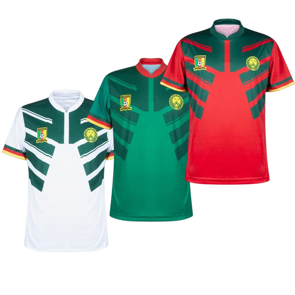 

2022 23 CAMEROON soccer jerseys home away third ABOUBAKAR 10 ONDOUA 24 HONGLA 18 MBEUMO 22 ONANA 23 N'KOUDOU 7 jersey CHOUPO-MOTING BAHOKEN world cup football shirts