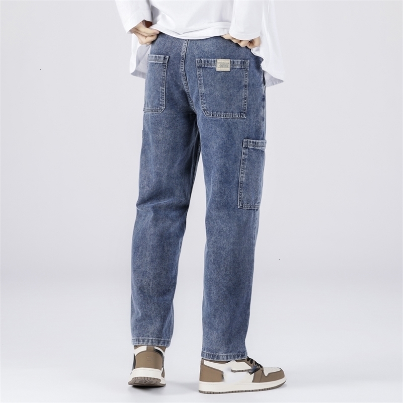 

Mens Jeans Pants Men Jean Homme Pantalon Loose Baggy Wide Leg Denim Neutral High Quality Trousers Casual Male Plus Size Cozy 221113, 2025