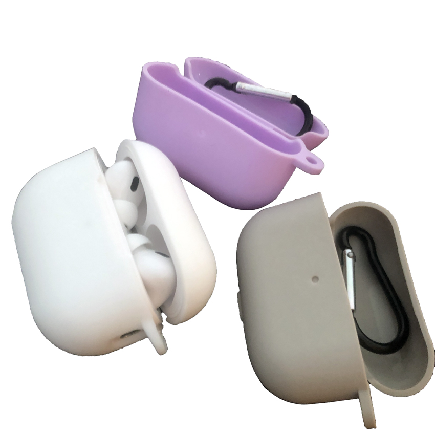 

Headphone Accessories Protective Case for Airpods Pro2 2nd Generation 2022 Charging Case Silicone Cover with Keychai, Customize