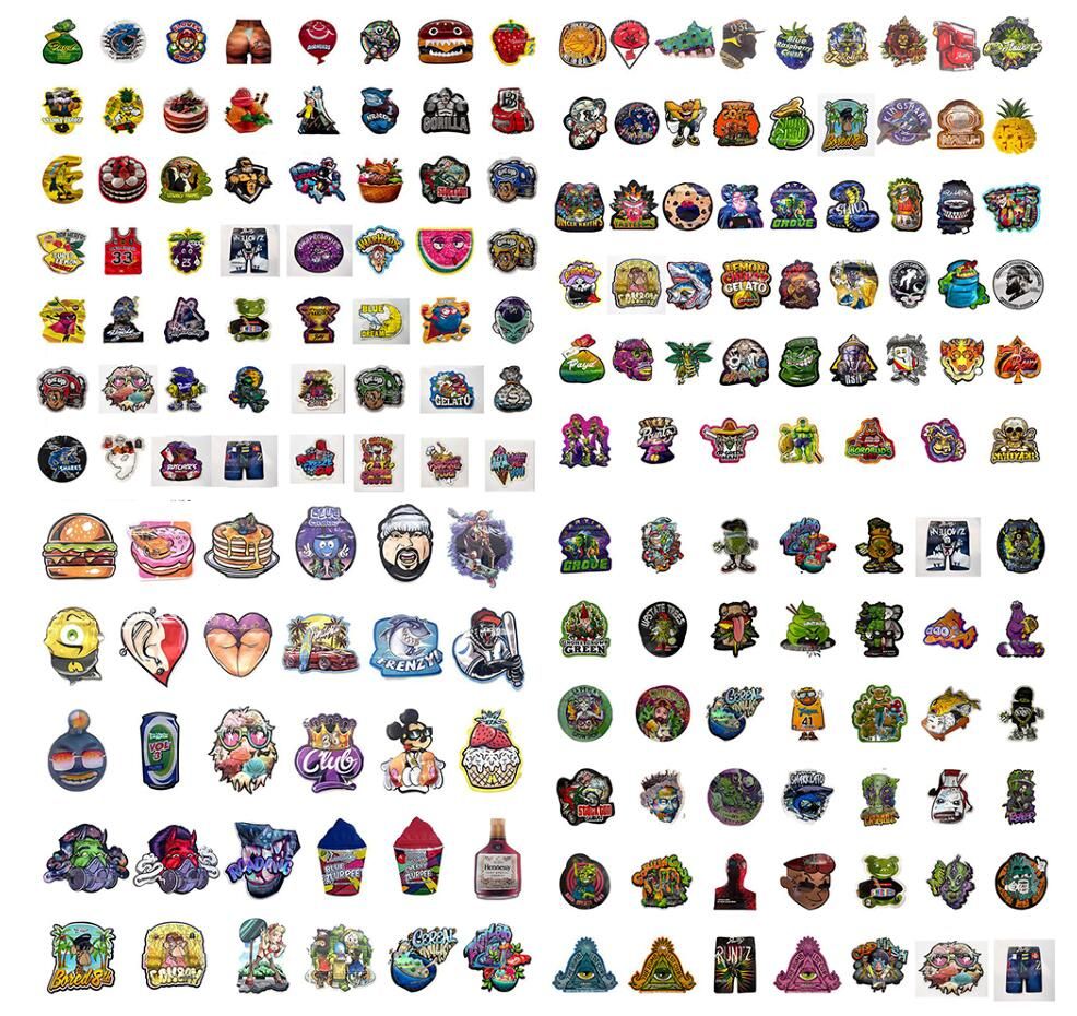 

bread packaging bags unique shape die cut 3.5g 7.0g Mylar bags smell proof zipper package strawberry Pineapple warheads grape stanky farms gorilla cherry disposble