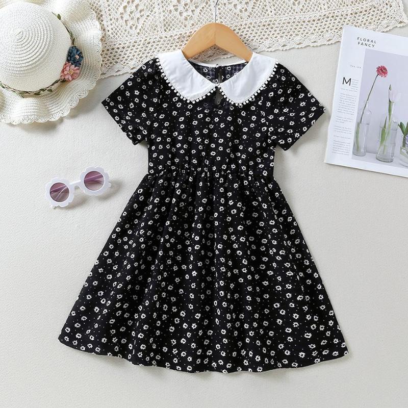 

Girl Dresses Girls Summer Children Floral Dress 4 6 8 10 12 13 Year Bow Sleeveless Kids For Butterfly Clothes
