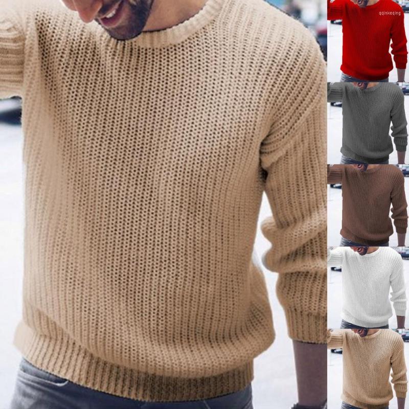 

Men' Sweaters Great Sweater Thick Knitted Casual Long Sleeve Autumn, Grey