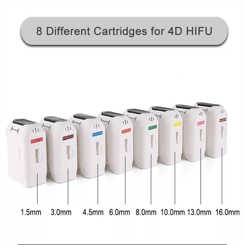 

4D HIFU Slimming Machine Body And Face Cartridges 12 Lines 20000 Shots 1.5mm 3mm 4.5mm 6mm 8mm 10mm 13mm 16mm High Intensity Focused Ultrasound Beauty Instrument Sale