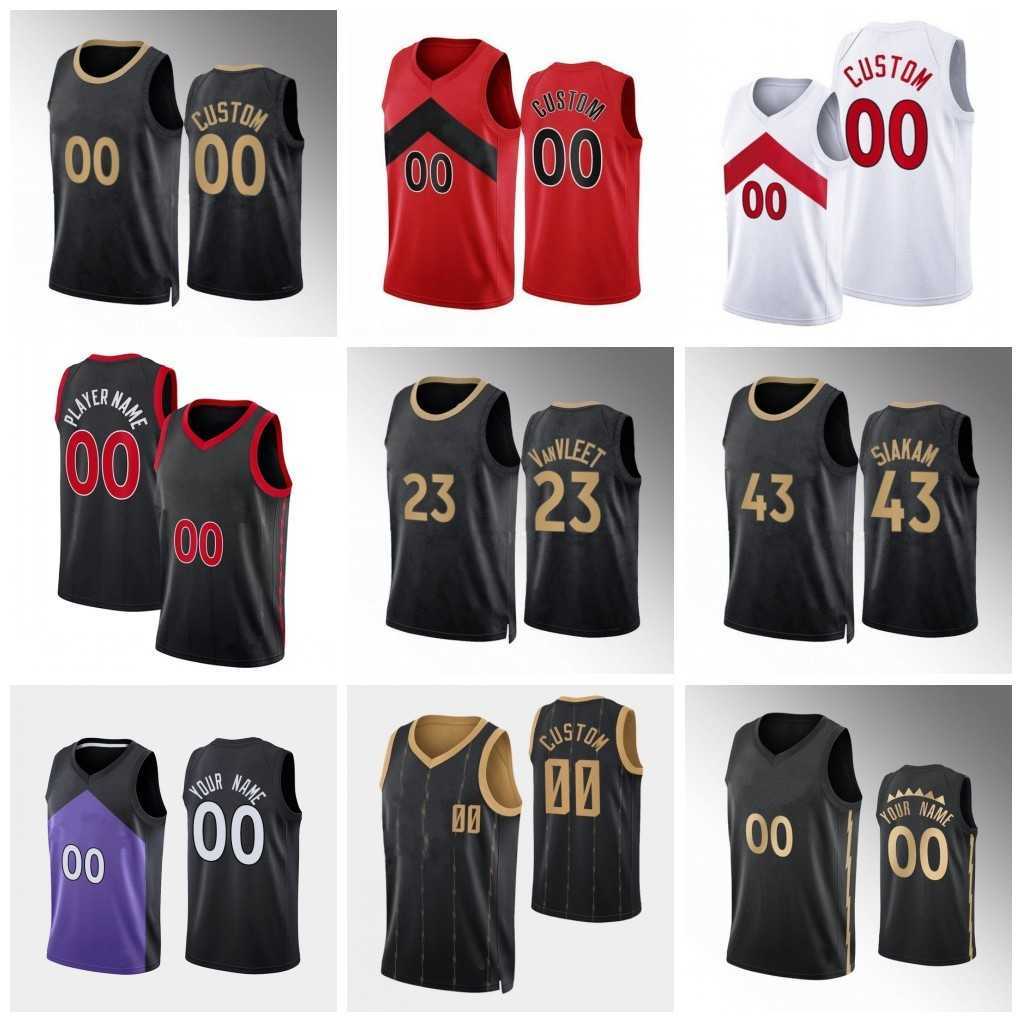 

Scottie Barnes Pascal Siakam Custom Basketball Jerseys Gary Trent Jr Torontos Fred VanVleet Raptores OG Anunoby Chris Boucher Otto Porter Jr 2022 23 City, As