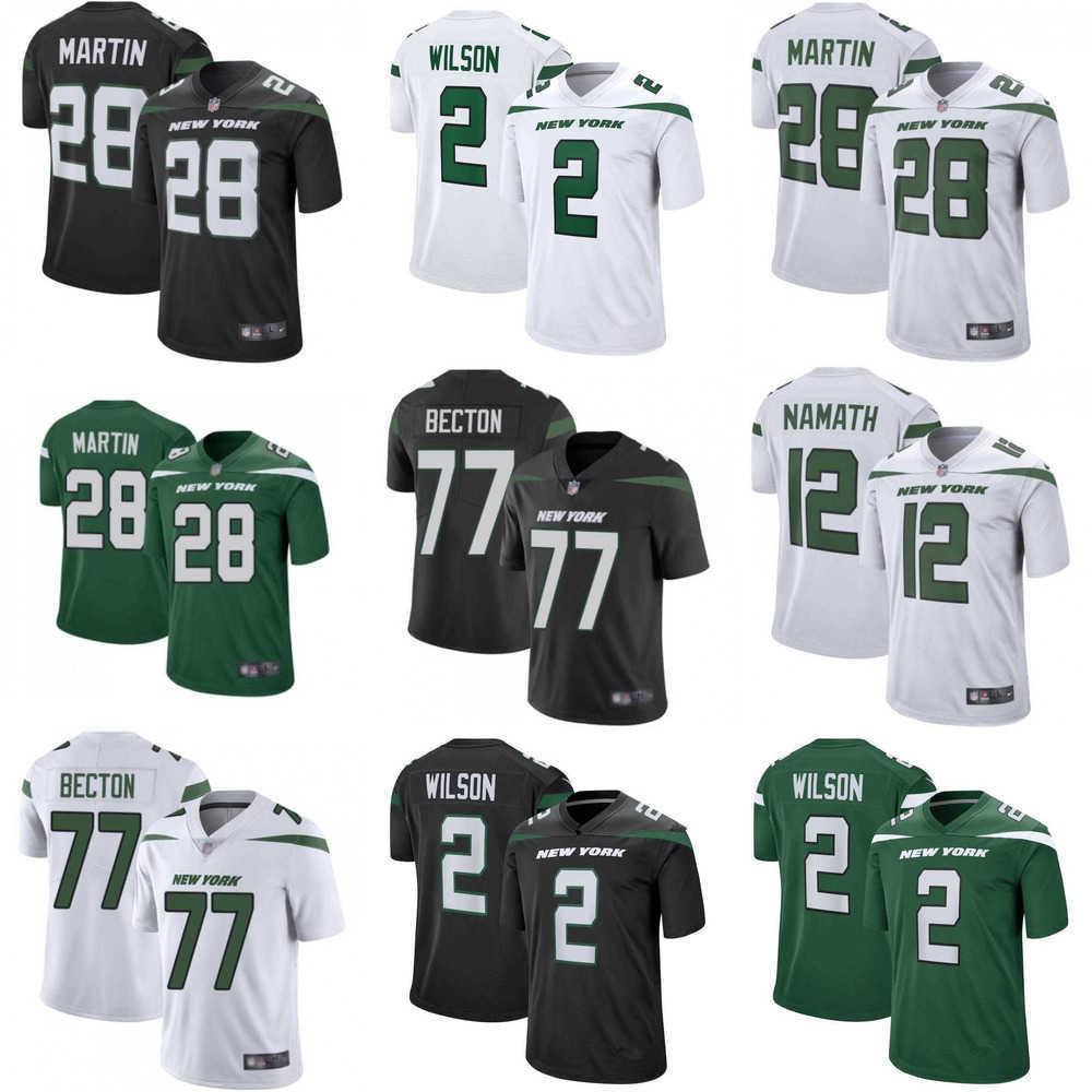 

Football Jerseys Men women Youth New York''Jets''Limited Jersey Wholesale Custom 2 Zach Wilson 77 Mekhi Becton 12 Joe Namath 28 Curtis Martin, Color9