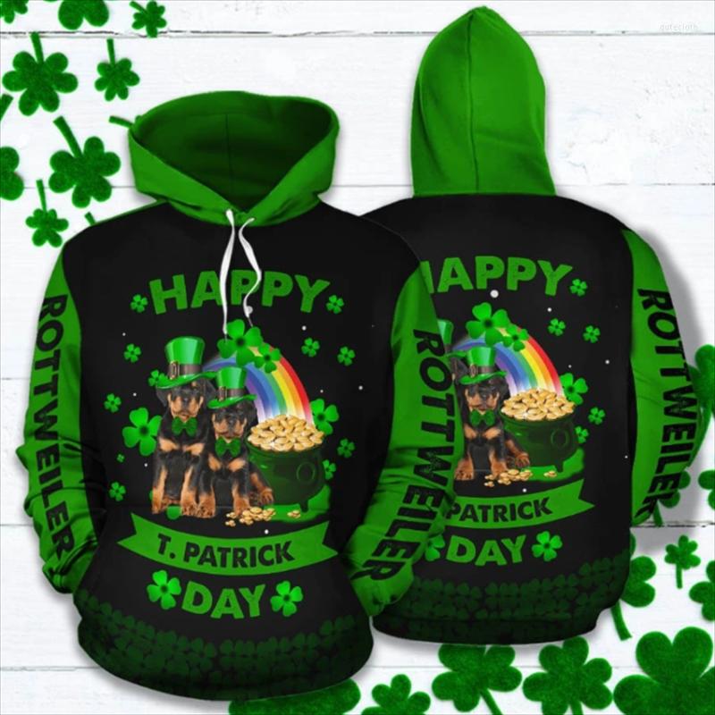 

Men' Hoodies European And American Men' HAPPY Puppy 3D Print Harajuku Casual Loose Pullover Sport Hoodie, Ms-1834