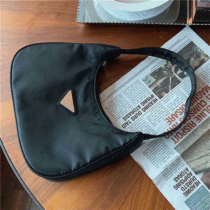 

Handbag Nylon cloth stick new hobo grandma armpit women's portable shoulder small bag, Pure black in stock