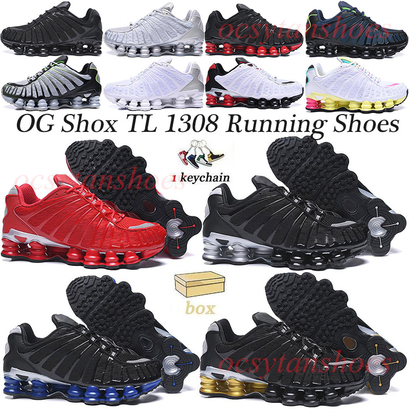 

2022 Classic Designer shox tl 1308 running shoes men Big Red Black and silver Grey-green mens All silver trainers sports sneakers runners 40-46, Please leave a message