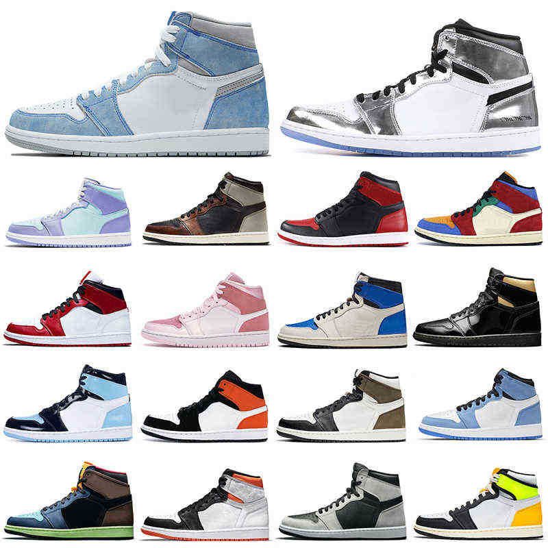 

Newest 1s Men Basketball Shoes 1 Hyper Royal Banned Bred Shadow Chicago Women Mens Trainers Sports Sneakers Breathable Wholesale Jordon Jord, 1s shadow 2.0