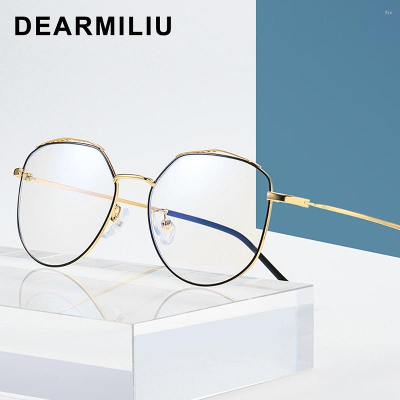 

Sunglasses DEARMILIU Rose Gold Frame Anti Blue Light Blocking Glasses Led Computer Reading Radiation-resistant Gaming Eyewear