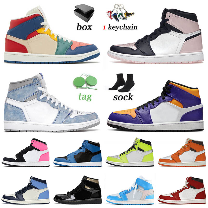 

2023 Arrival Mens Basketball Shoes Top Jumpman Lakers Hyper Roayl Men Women Starfish A Ma Maniere Mid Barely Orange Trainers Sneakers Eur 36-46, B12 denim 36-47