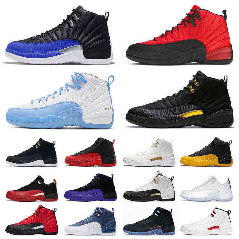 

New Arrival Designer Jumpman 12 12s XII Outdoor Shoes For Mens Hyper Royal Black Taxi Ovo White Super B Easter Gri air JORDON jordens, B10 40-47 gym red