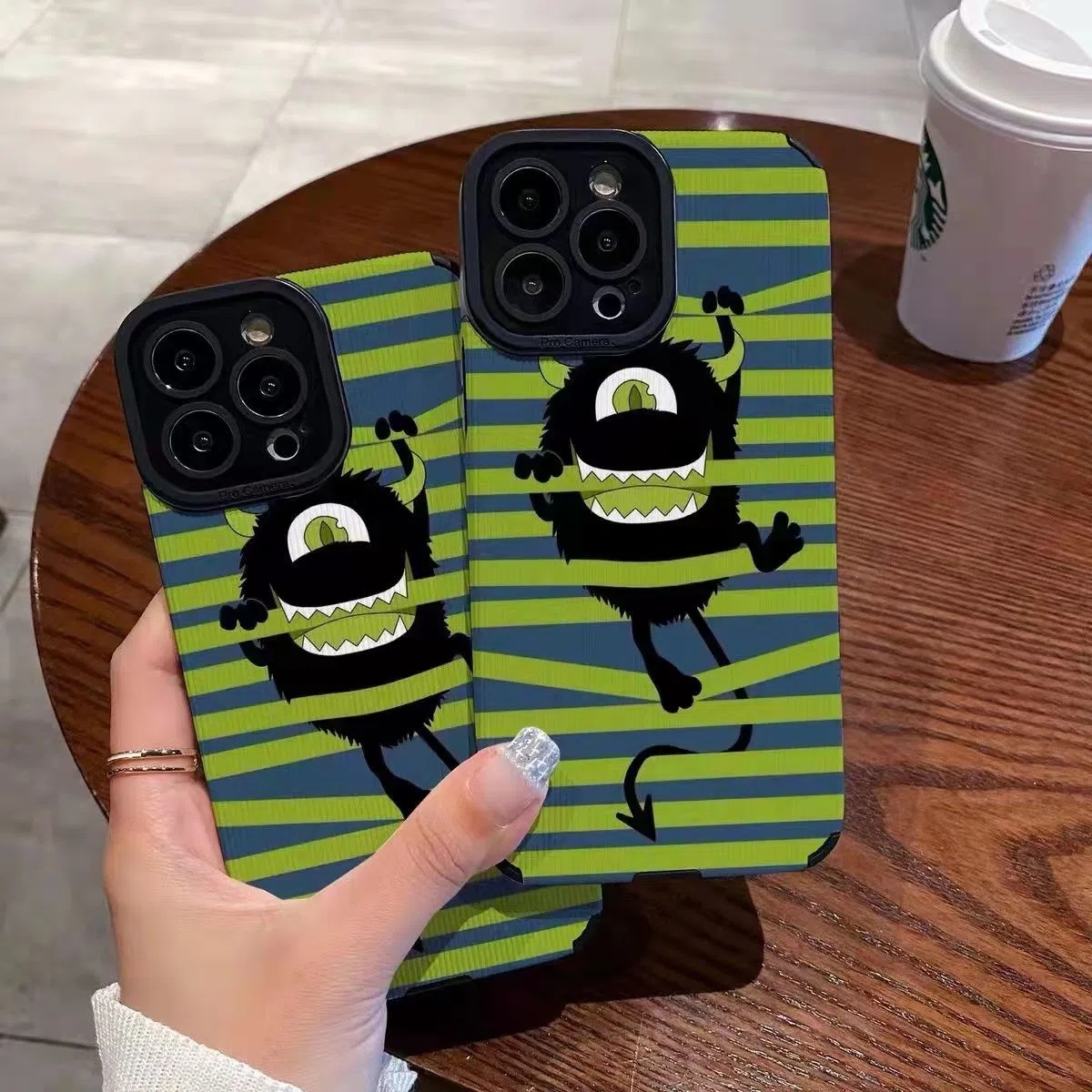 

Funny Designers Cell Phone Cases For Iphone14 Pro Max 13 12 7 8 Plus X XS Shockproof Black And Blue Stripes Iphone Wallet CaseP22111409, Green