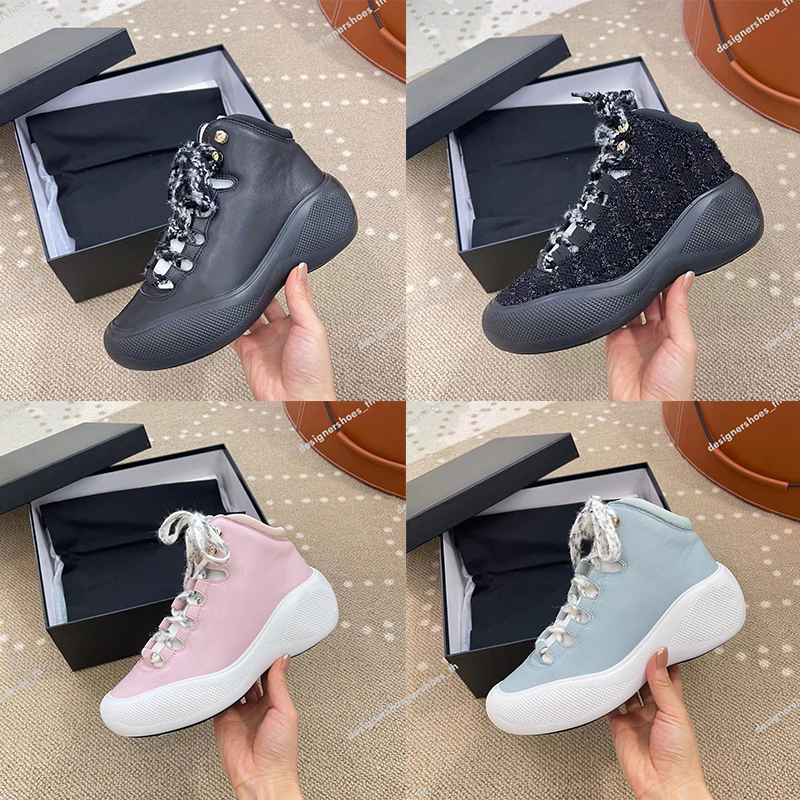 

Neige Ski Boot Women Snow Boots Designer Winter Non-slip Soles Skis boot Leather Platform Bootss Ladies Chunky Bootie Lace-up Motorcycle Booties