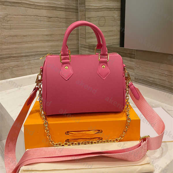 

quality Lvity Top Women's men coussin Genuine leather Bags tote Nylon fashion L Shoulder bag wallet Purse Luxury Designer Embossing Original, Pink