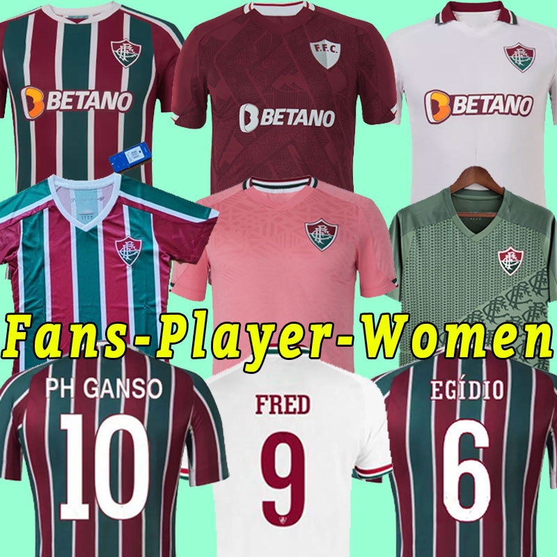 

2022 2023 Fluminense Soccer Jerseys home away 120th 22 23 FC ALAN NINO NONATO LUCCA FELIPE MELO MANOEL GANSO FRED YAGO G.CANO football shirt Fans Player version women, Third