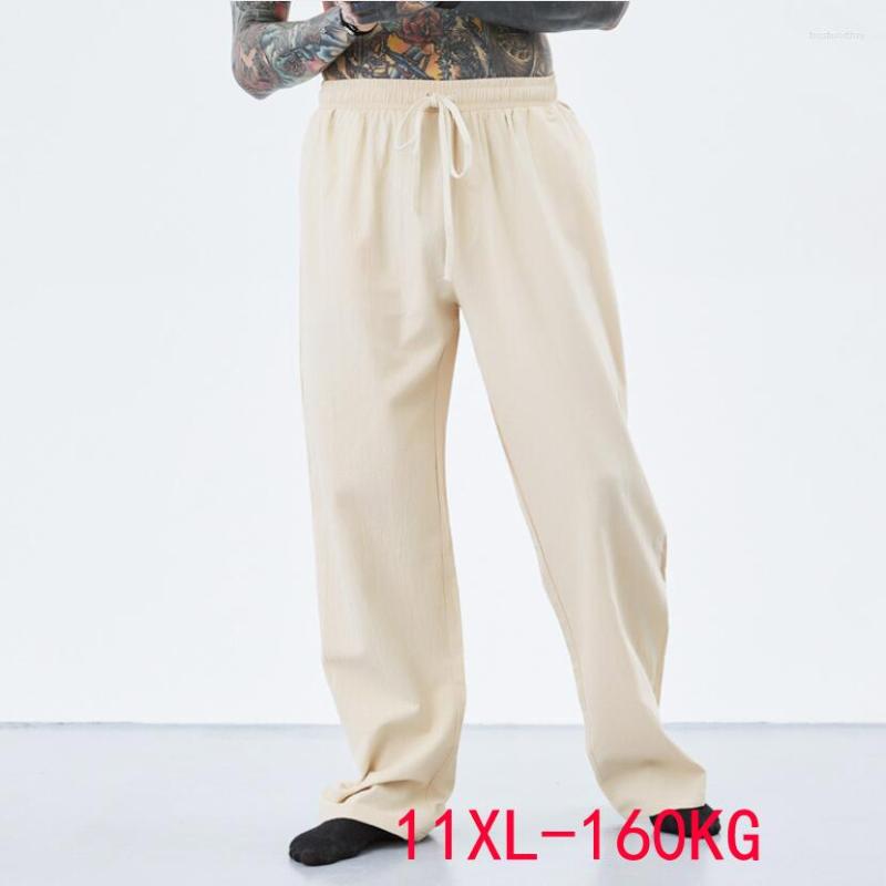 

Men's Pants Autumn Winter Men Vintage Cotton Plus Size 7XL 8XL 9XL 10XL Casual Home Chinese Japan Style Khaki Comfortable Blue, Black