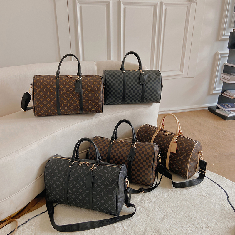 

duffle bag Louis Vuitton LV Duffel Bags luggage Travelling Bag High Women Presbyopia check large capacity luggage bag baggage waterproof handbag Casual Travel Bags, A+