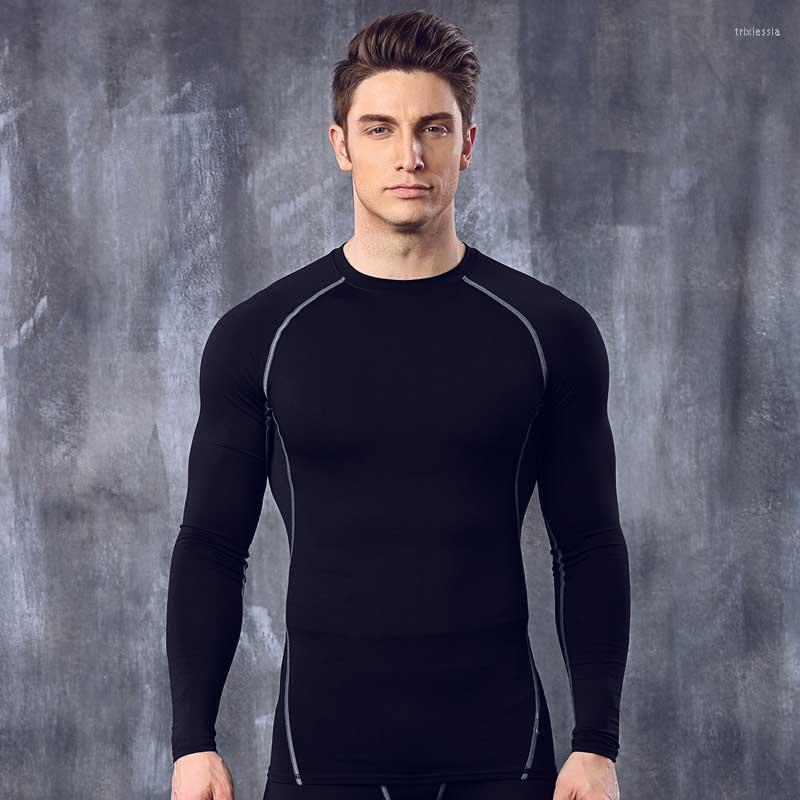 

Men's T Shirts Men Workout Sporting Brand Top QUICK-DRY Long Tee Gymming Vest Shirt Yogaing Fitness Exercise Runs Clothing Singlets MA25, Black
