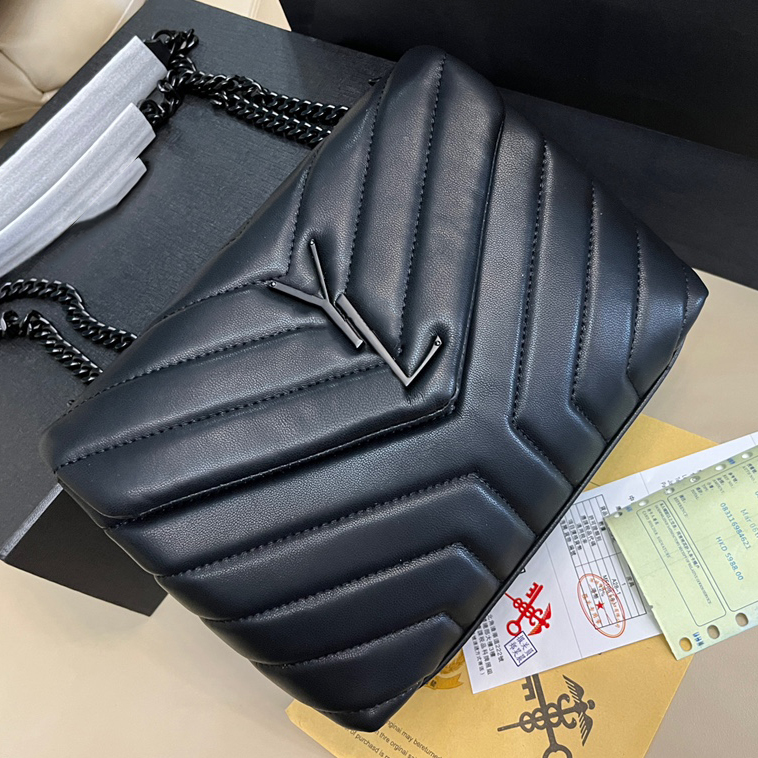 

Ys Loulou puffer Cross Body designer bag women Shoulder bags lady yslity handbags wallet luxury wallets Classic Stripes Multifunctional LargeKT5L, #1