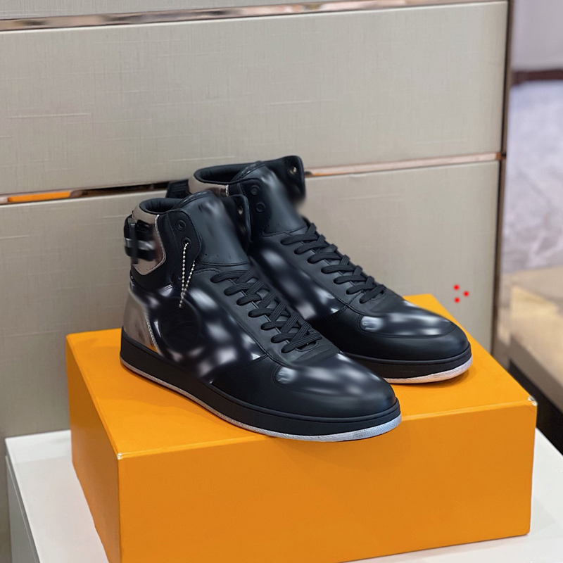 

men Designer Boots Extremely Durable Stability Shoes Silhouette Ankle Boot Black Martin Booties Stretch High Heel Sock and Flat Sneaker Man Winter Shoes -H081, Picture color