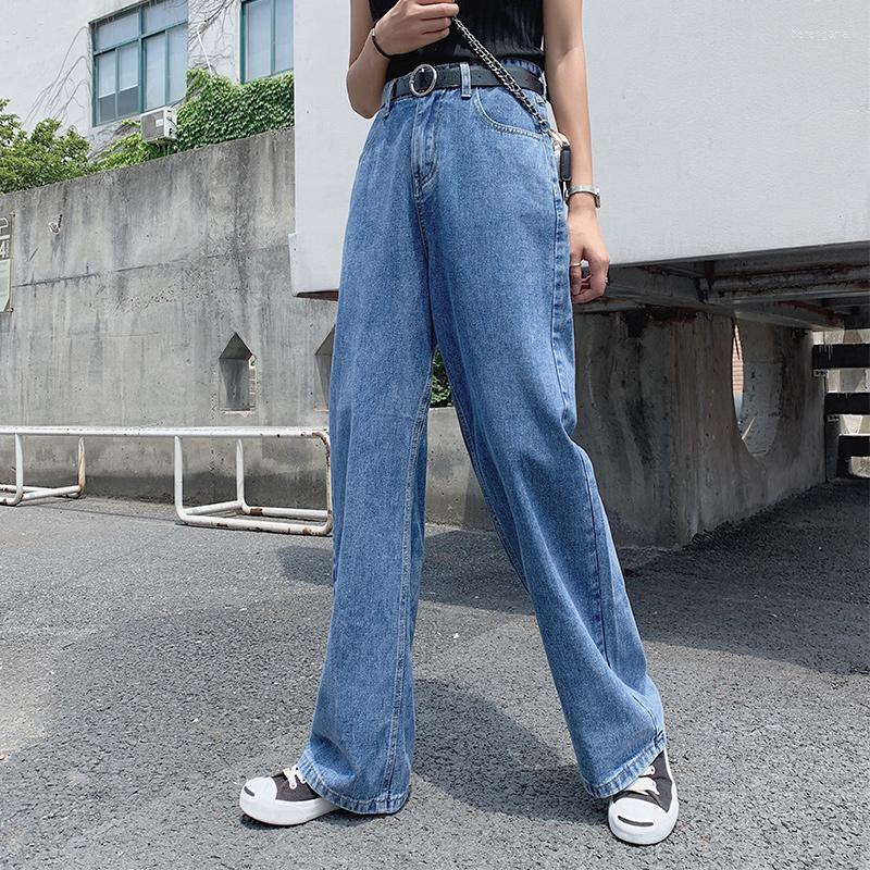 

Women' Jeans 2022 Women' High Waist Straight Leg Loose Wide Mom Baggy Women Blue, Zx2137