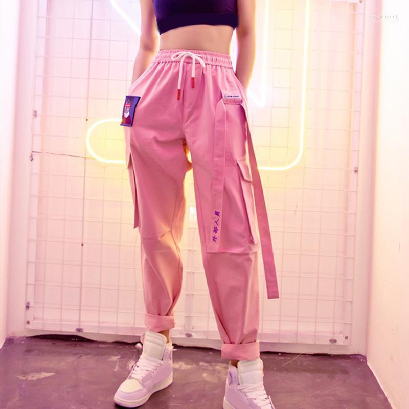 

Women' Pants Women' & Capris -wish Fashion High Waist Cargo 2022 Winter Sports Loose Harajuku Elastics Trousers Streetwear, Black