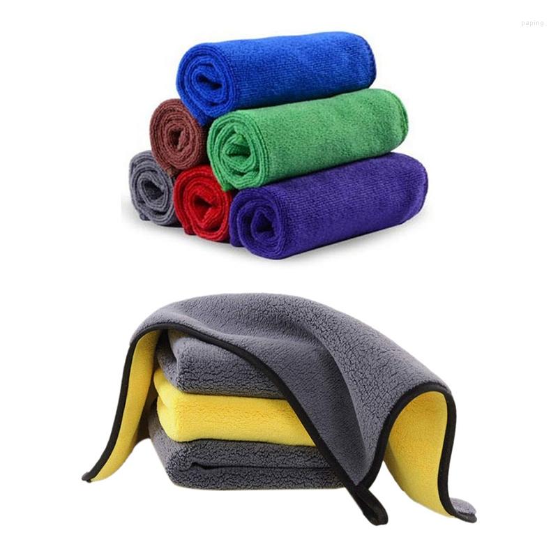 

Car Sponge 12X Microfibre Cleaning Cloth 40X40cm Dish Gym Towel Glass & 4 Pack Premium Ultra Thick Plush Microfiber