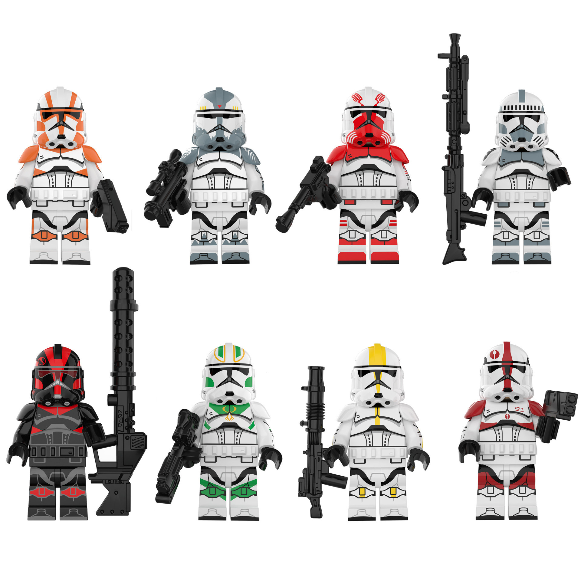 

KT1043 Plastic Building Blocks Space Wars Minifigs Mini Toy Figures Stormtrooper