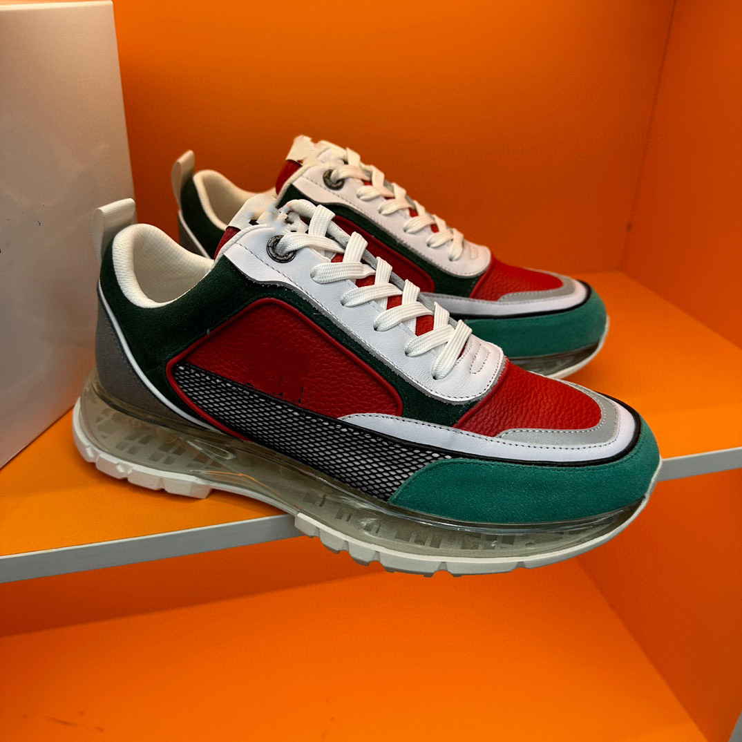 

SHOES designer top version handmade custom 2022ss GF Greek men's air cushion casual fashion sneakers, High quality laces