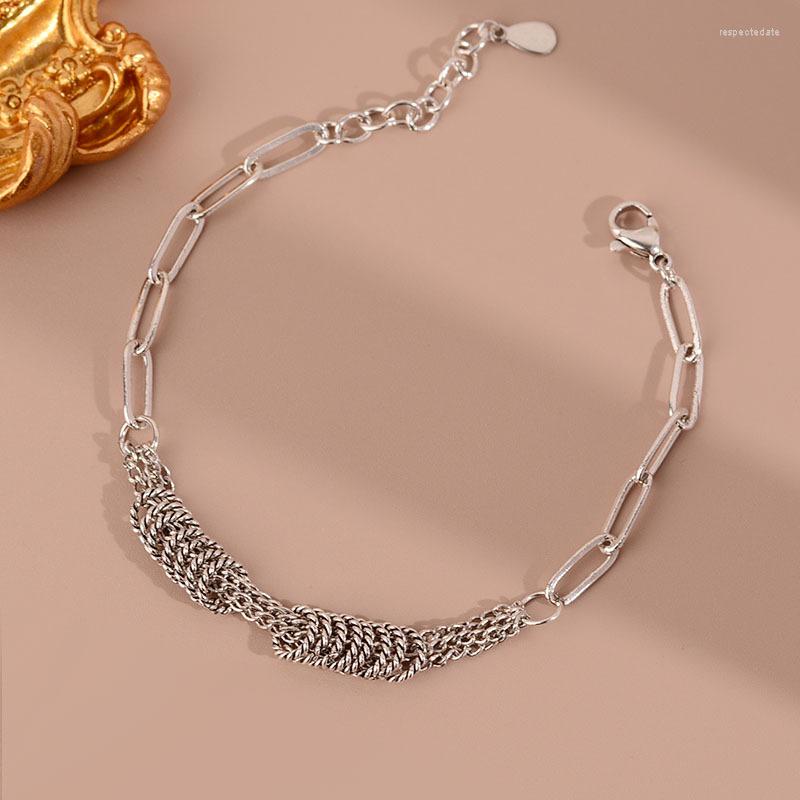 

Charm Bracelets Fried Dough Twist Hoop Bracelet Women's Jewelry With Fine For Woman Drop 2022 Selling Product