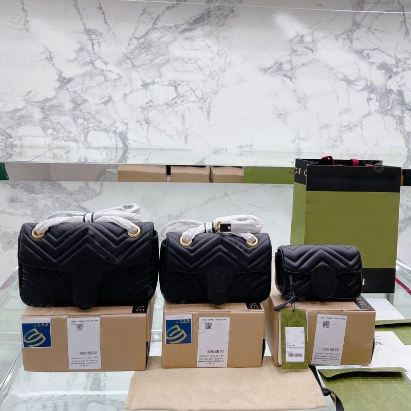 

classic marmont shoulder bag Luxuries Designer Women Bag Messenger Bags Love Heart Genuine Leather Chain Handbags Fashion Lady Totes Purse