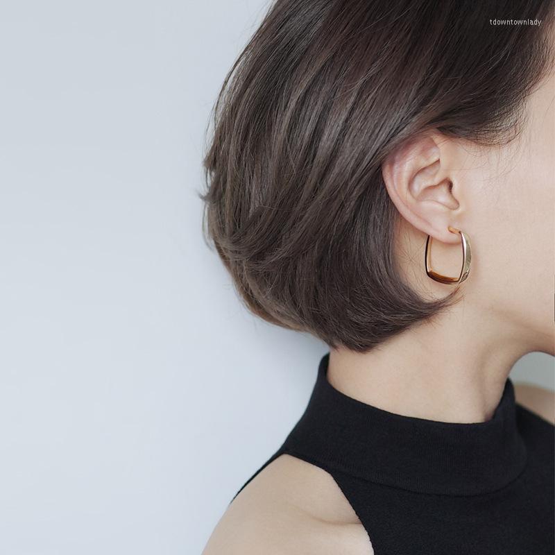 

Hoop Earrings Stylish Stainless Steel Hoops Earring For Women Girls Female Ear-drops Dangle Jewelry