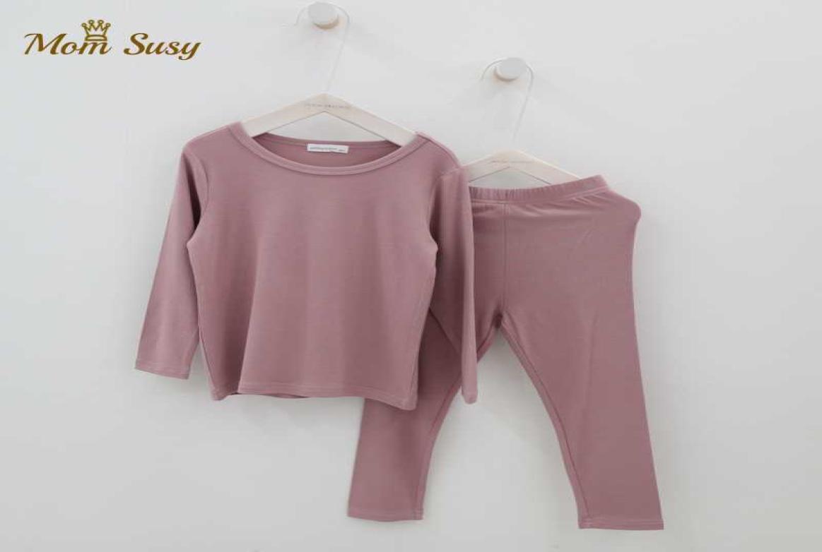 

Clothing Sets Baby Girl Boy Bamboo Pajamas Set Toddler Kid Pajamas Set Child Cotton Sleepwear Baby Bodysuit Home Suit 2PCS Bamboo 9194109, 14