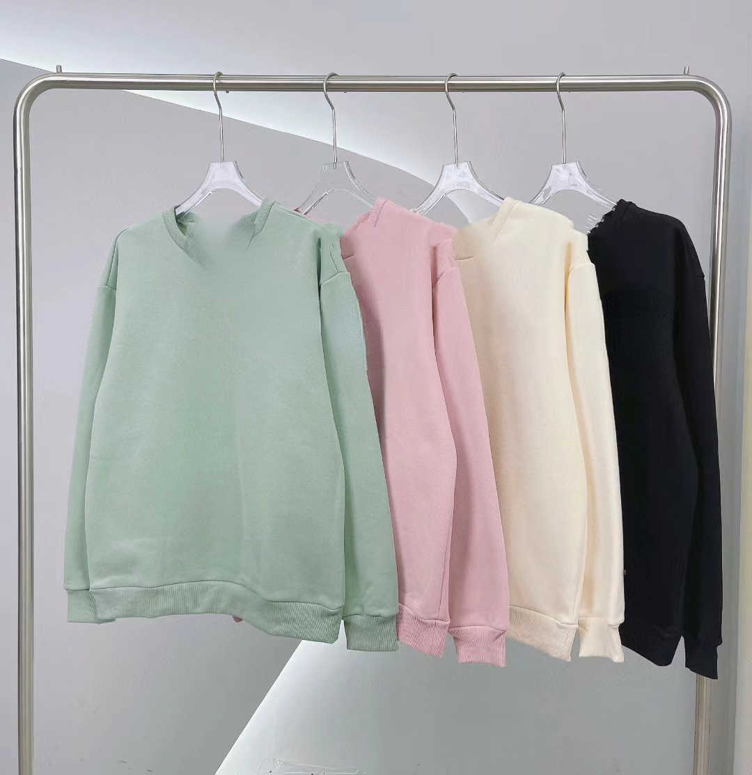 

Women's Hoodies Sweatshirts Autumn and Winter Small Monsters Plush Sweater, White