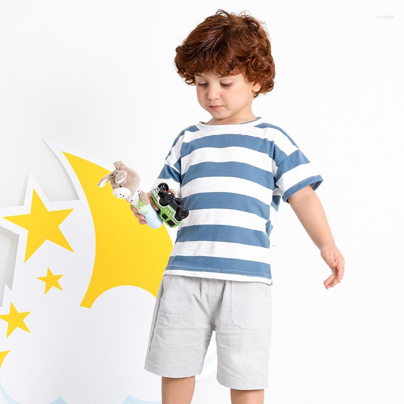 

Clothing Sets Hibobi Toddler Baby Boy Clothes Set Summer Casual Children For Stripe Short Sleeve Tops T-shirt Shorts Outfit, Black