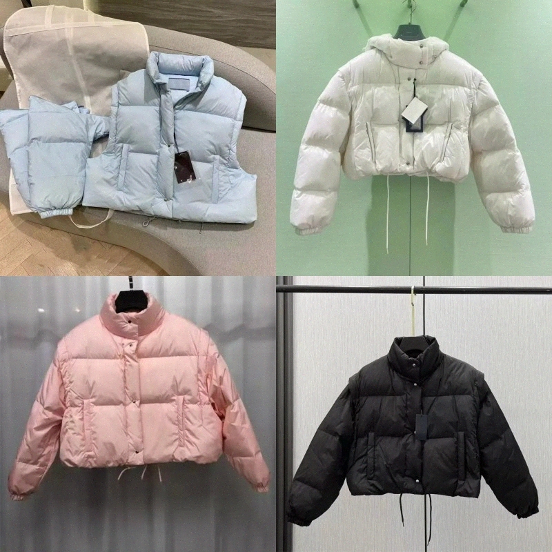 

Down coat Children's clothing Puffer outwear kids winter vest designer coats removable sleeves clothes boys girls Jacket Z6nf#, Black