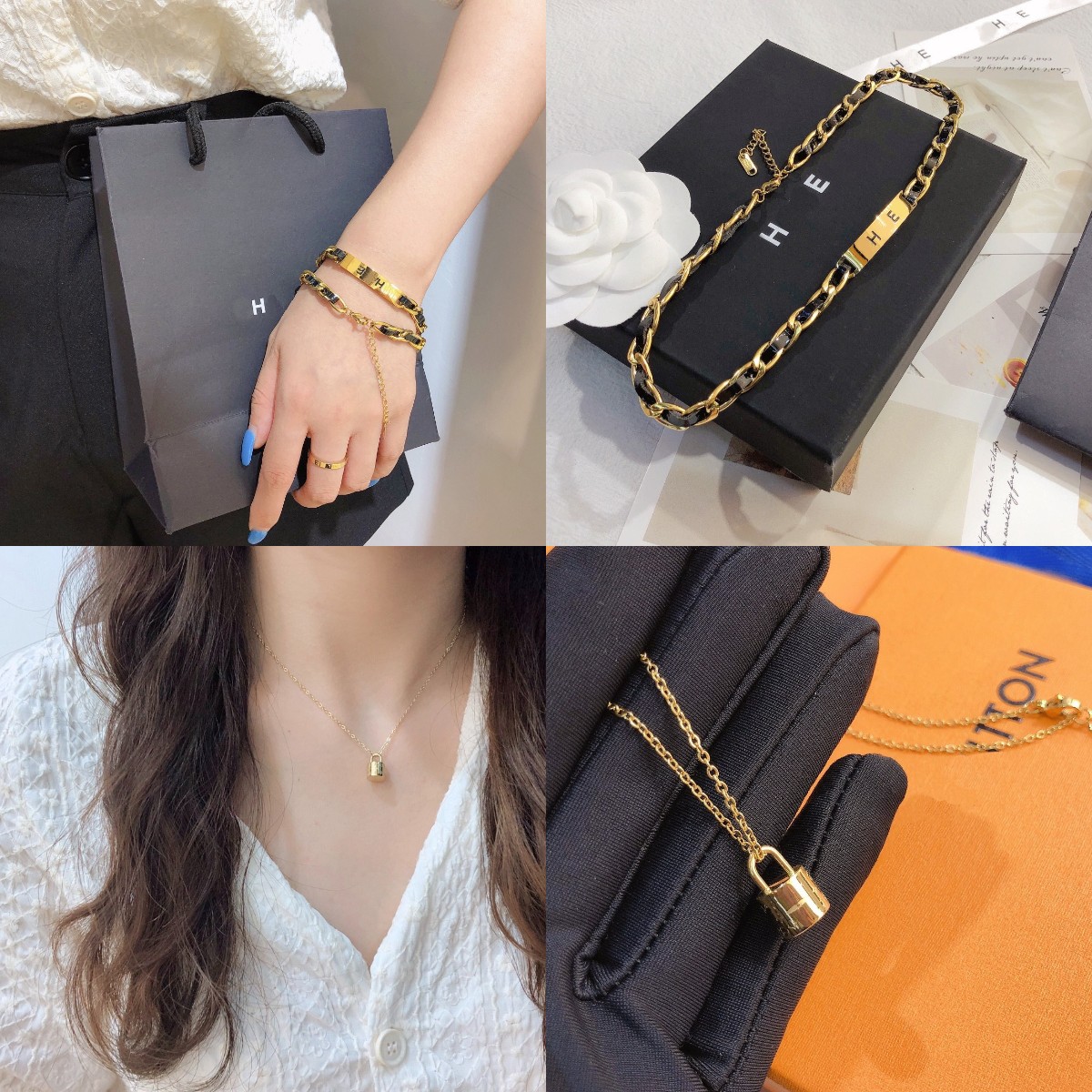 

Luxury Jewelry Necklaces Exquisite Charm Gold Plated Necklaces Designer Jewelry Classic Premium Brand Long Chain Fashion Women Style Selected Couple Gift